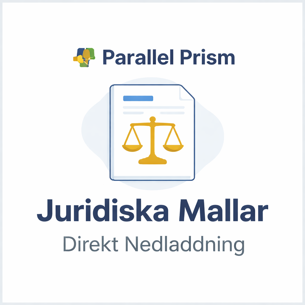 ⭐ Parallel Prism – Komplett Juridiskt Kit